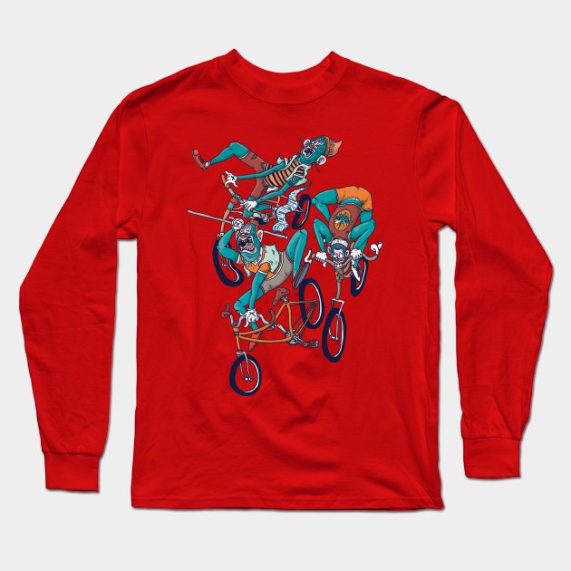 BIKE GANG Long Sleeve T-Shirt by diegonuto